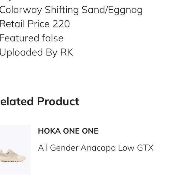 Hoka Anacapa Low GTX size 10 NEW - Picture 14 of 14